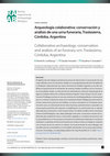 Research paper thumbnail of Arqueología colaborativa: conservación y análisis de una urna funeraria, Traslasierra, Córdoba, Argentina