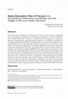 Research paper thumbnail of State Education Plan of Paraná: the dismantling of federative coordination and the fragility of the socio-state interface