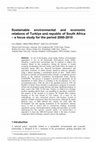 Research paper thumbnail of Sustainable environmental and economic relations of Turkiye and republic of South Africa a focus study for the period 2000-2010