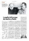 Research paper thumbnail of «I confini d'Europa da Stalin a Putin», in "laRegione Ticino", 27 marzo 2023.