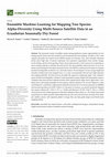 Research paper thumbnail of Ensemble Machine Learning for Mapping Tree Species Alpha-Diversity Using Multi-Source Satellite Data in an Ecuadorian Seasonally Dry Forest