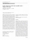 Research paper thumbnail of Genetic analysis for growth traits of prolific Garole × Malpura (GM) sheep