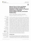 Research paper thumbnail of Women Face to Fear and Safety Devices During the COVID-19 Pandemic in Italy: Impact of Physical Distancing on Individual Responsibility, Intimate, and Social Relationship