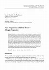 Research paper thumbnail of Mass Migration as a Hybrid Threat? -A Legal Perspective