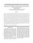 Research paper thumbnail of AMPLIFIED RIBOSOMAL DNA RESTRICTION ANALYSIS (ARDRA) BAKTERI DENGAN POTENSI ANTIMIKROB YANG BERASOSIASI DENGAN SPONS Jaspis sp