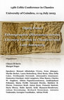 Research paper thumbnail of Open Panel 'Ethnographic Discourses across Literary Genres in Classical and Late Antiquity' – 14th CCC, Coimbra, 11-14 July 2023