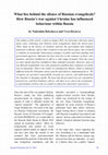 Research paper thumbnail of What lies behind the silence of Russian evangelicals? How Russia’s war against Ukraine has influenced behaviour within Russia