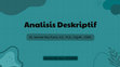 Research paper thumbnail of Analisis Deskriptif