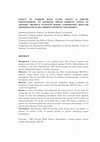 Research paper thumbnail of Effect of Narrow Band Ultra Violet B (Nbuvb) Phototherapy to Decrease Serum Ferritin Levels in Uraemic Pruritus Patients Whose Undergoing Regular Hemodialysis in Dr. Sardjito Hospital Yogyakarta