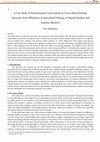 Research paper thumbnail of A Case Study of First Encounter Conversation in Cross-cultural Settings: Discourse Style Differences in Intercultural Settings of English Speakers and Japanese Speakers