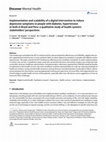 Research paper thumbnail of Implementation and scalability of a digital intervention to reduce depressive symptoms in people with diabetes, hypertension or both in Brazil and Peru: a qualitative study of health system’s stakeholders’ perspectives