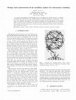 Research paper thumbnail of Design and construction of an armillary sphere for astronomy teaching