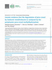 Research paper thumbnail of Genetic evidence that the degradation of para-cresol by Geobacter metallireducens is catalyzed by the periplasmic para-cresol methylhydroxylase