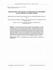 Research paper thumbnail of Algoritmos PESO y DE Aplicados a la Minimización de la Inestabilidad Cíclica de Sistemas con Agentes Nómadas