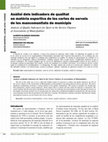 Research paper thumbnail of Anàlisi dels indicadors de qualitat en matèria esportiva de les cartes de serveis de les mancomunitats de municipis