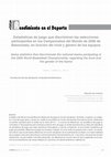 Research paper thumbnail of Estadísticas de juego que discriminan las selecciones participantes en los campeonatos del mundo de 2006 de Baloncesto, en función del nivel y género de los equipos