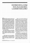 Research paper thumbnail of Entrevista com Eulália Maria Lahmeyer Lobo