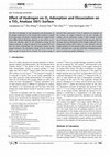 Research paper thumbnail of Effect of Hydrogen on O2Adsorption and Dissociation on a TiO2Anatase (001) Surface