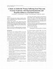 Research paper thumbnail of A Study on Subfertile Women Suffering from Polycystic Ovarian Syndrome with Hyperprolactinaemia and Hypothyroidism as Associated Factors