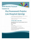 Research paper thumbnail of Dış Finansmanlı Projeler ve Çeviri