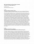 Research paper thumbnail of Walz, J. Excrement in the Zanzibar Archipelago: agricultural solutions and public health threats in historical perspective. 60th Meeting of African Studies Association.