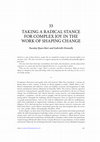 Research paper thumbnail of Taking a Radical Stance for Complex Joy in the Work of Shaping Change