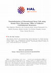 Research paper thumbnail of Nanoindentation of mesenchymal stem cells using atomic force microscopy: effect of adhesive cell-substrate structures