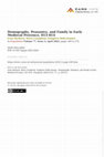 Research paper thumbnail of Demography, Peasantry, and Family in Early Medieval Provence, 813–814