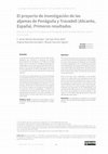 Research paper thumbnail of El proyecto de investigación de las aljamas de Penàguila y Travadell (Alicante, España). Primeros resultados Research project of the aljamas of Penàguila and Travadell (Alicante, Spain). First results