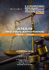 Research paper thumbnail of MOREIRA, Thiago Oliveira et. al. (Orgs.).  Anais do IIº Congresso Brasileiro de Direito Aplicado: inovação e Sociedade, 11 de maio de 2023. Natal: Polimatia, 2023.