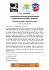 Research paper thumbnail of Call for Papers, Tagung AG Werkzeuge & Waffen 2023 in Seebruck, Chiemsee