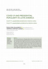 Research paper thumbnail of Covid-19 and Presidential Popularity in Latin America