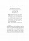 Research paper thumbnail of A Comparison of Methodological Frameworks for Digital Learning Game Design