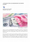 Research paper thumbnail of Avanzamos hacia una desdolarización del sistema mundial