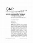 Research paper thumbnail of Research Article Gene structural analysis and functional prediction of Chi protein produced by the bacterium Stenotrophomonas maltophilia