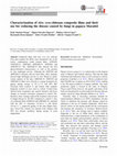 Research paper thumbnail of Characterization of Aloe vera-chitosan composite films and their use for reducing the disease caused by fungi in papaya Maradol