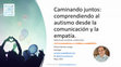 Research paper thumbnail of Caminando juntos: comprendiendo al autismo desde la comunicación y la empatía