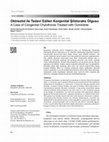 Research paper thumbnail of A Case of Congenital Chylothorax Treated with Octreotide