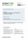 Research paper thumbnail of Endogenous Separations, Wage Rigidities, and Unemployment Volatility