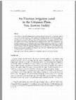 Research paper thumbnail of Sevin, V., Özfırat, A., "An Urartian irrigation canal in the Gürpınar Plain, Van, Eastern Turkey", Ancient Near Eastern Studies 59, 2022: 5-17.