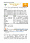 Research paper thumbnail of Microbial Growth Rate Kinetics in Biogas Production by Anaerobic Digestion of Chicken Manure