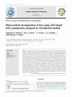 Research paper thumbnail of Photocatalytic decomposition of dyes using ZnO doped SnO2 nanoparticles prepared by solvothermal method