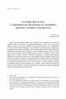 Research paper thumbnail of Les doigts dans la terre. L'exploitation des dactylotypes de coroplathes : questions, exemples et perspectives (2023) [Abstract + Introduction]