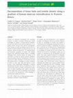 Research paper thumbnail of Decomposition of tissue baits and termite density along a gradient of human land-use intensification in Western Kenya