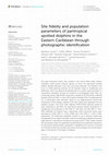 Research paper thumbnail of Site fidelity and population parameters of pantropical spotted dolphins in the Eastern Caribbean through photographic identification