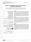 Research paper thumbnail of Contexts of vulnerabilities experienced by adolescents: challenges to public policies