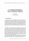 Research paper thumbnail of El trabajo en beneficio de la comunidad como pena para la violencia familiar