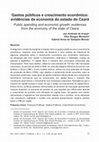 Research paper thumbnail of Gastos públicos e crescimento econômico: evidências da economia do estado do Ceará