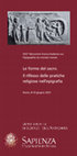 Research paper thumbnail of Le forme del sacro.  Il riflesso delle pratiche religiose nell'epigrafia. XXVe Rencontre franco-italienne sur l'épigraphie du monde romain