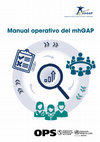 Research paper thumbnail of Manual operativo del mhGAP: Programa de acción para superar las brechas en salud mental (mhGAP)